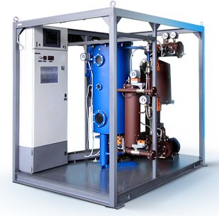 Unit for transformer (turbine, industrial) oil processing UVM10-10-U1